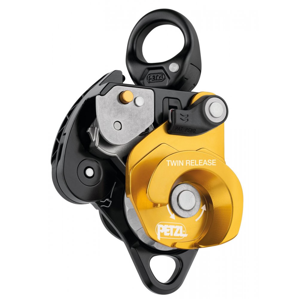 Carrucola bloccante doppia sbloccabile PETZL TWIN RELEASE - Rope & Work